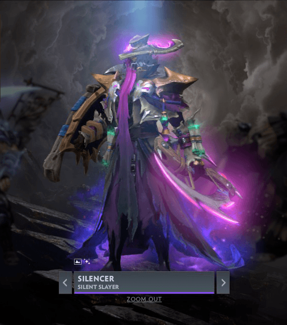 Silencer - Silent Slayer Collector's Cache 2020 in-game cosmetics Collector's Cache Gift Shop 