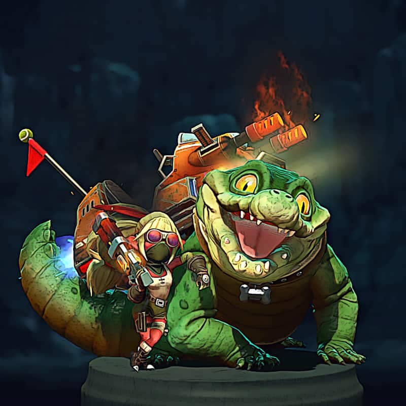 Snapfire - Whippersnapper Diretide 2022 Collector's Cache Set Dota 2 in-game cosmetics preview Collector's Cache Gift Shop
