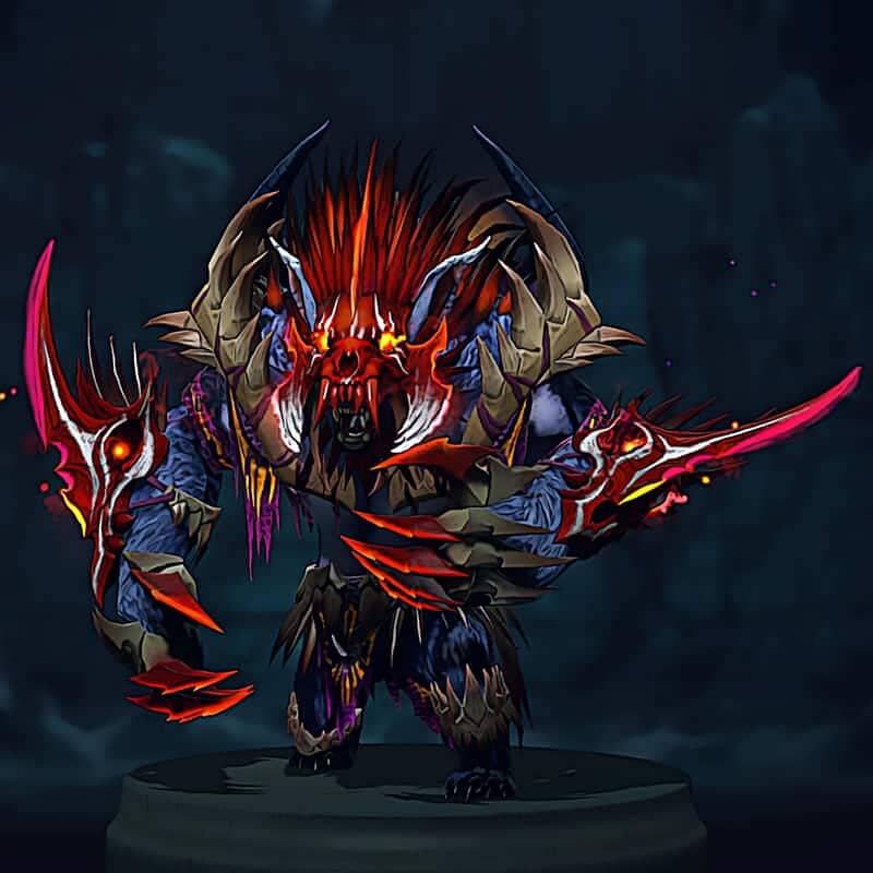 Ursa - Trophies of the Hallowed Hunt Diretide 2022 Collector's Cache Set Dota 2 in-game cosmetics preview Collector's Cache Gift Shop